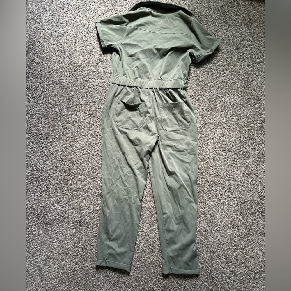 Mono B Army Green Jumpsuit size Medium - Picture 11 of 11